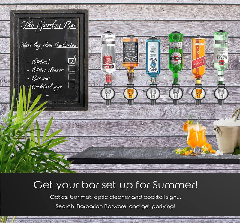 4 6 Bottle Optics for Spirits Bar Butler