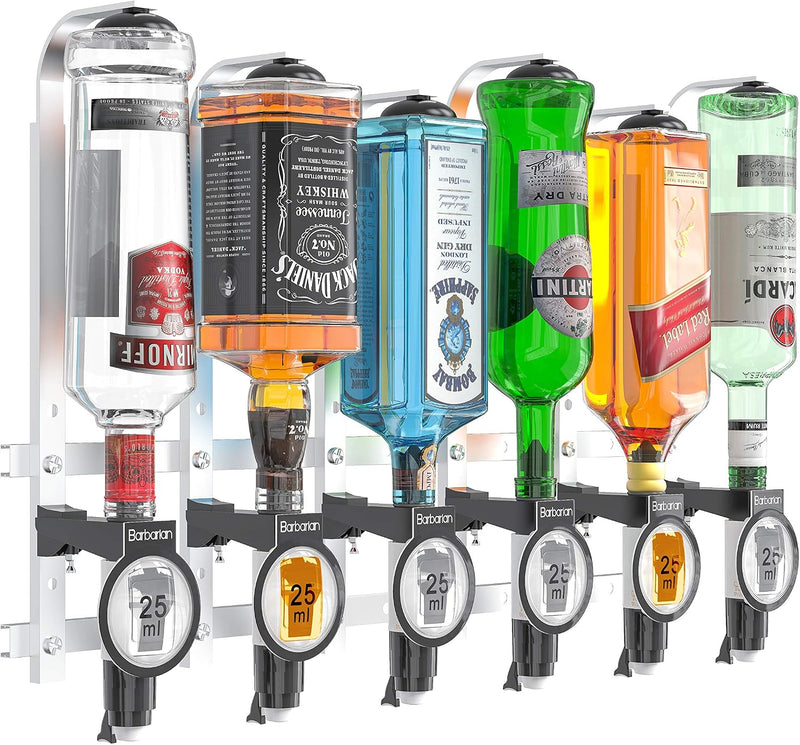 4 6 Bottle Optics for Spirits Bar Butler