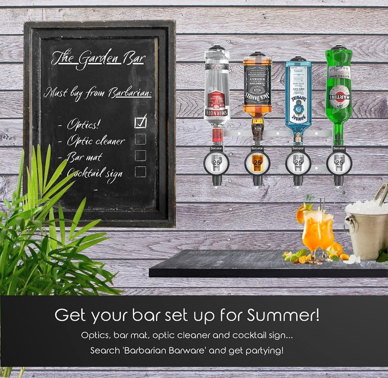 4 6 Bottle Optics for Spirits Bar Butler