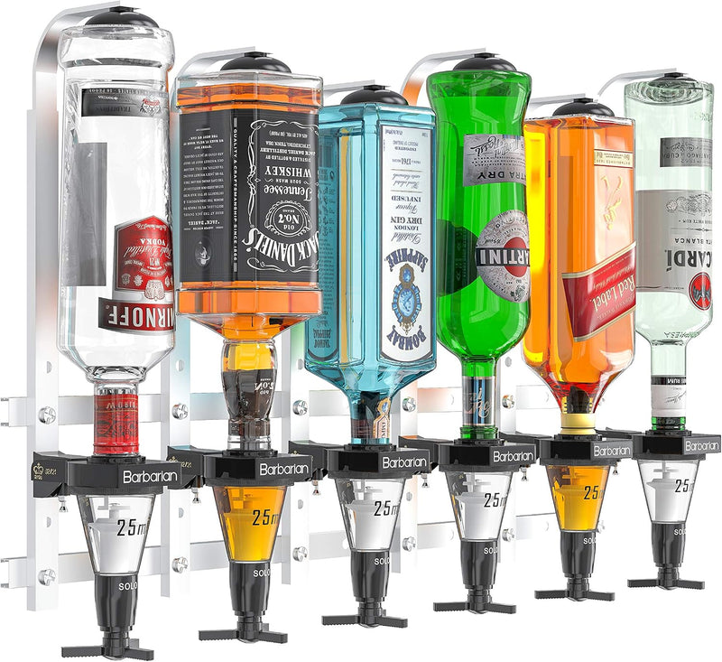 4 6 Bottle Optics for Spirits Bar Butler
