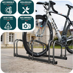4 Bike Stand Floor Or Wall Mounted Rack