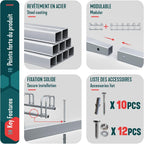 4 Bike Stand Floor Or Wall Mounted Rack