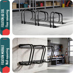 4 Bike Stand Floor Or Wall Mounted Rack