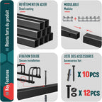4 Bike Stand Floor Or Wall Mounted Rack