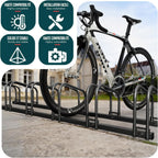 4 Bike Stand Floor Or Wall Mounted Rack