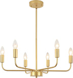 4- Chandelier Farmhouse Metal Ceiling Light for Living