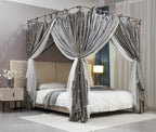 4 Corners Post Princess Curtain Bed Canopy Layer