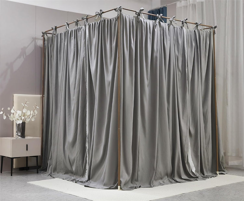 4 Corners Post Princess Curtain Bed Canopy Layer