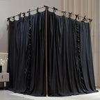 4 Corners Post Princess Curtain Bed Canopy Layer