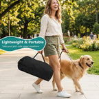 4 Door Folding Dog Travel Crate with Mat
