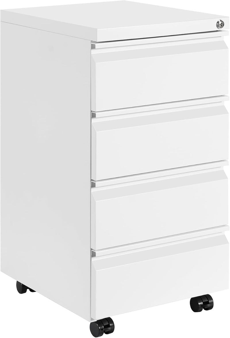 4 Drawers File Cabinet Metal Filing with Lock