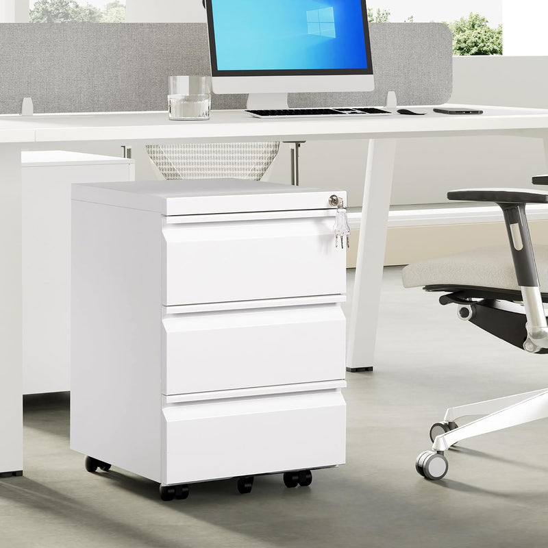 4 Drawers File Cabinet Metal Filing with Lock