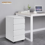 4 Drawers File Cabinet Metal Filing with Lock