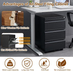 4 Drawers File Cabinet Metal Filing with Lock