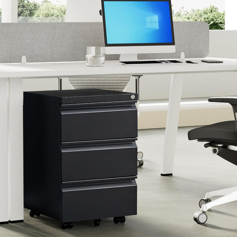 4 Drawers File Cabinet Metal Filing with Lock