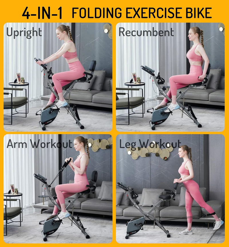 4- Exercise Bikes for Home Use Folding