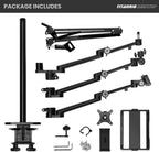 4-In-1 Overhead Camera Desk Mount Stand: Adjustable