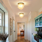 4-Light Crystal Chandeliers Ceiling Lights Living Room
