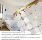 4-Light Crystal Chandeliers Ceiling Lights Living Room