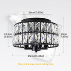 4-Light Crystal Chandeliers Ceiling Lights Living Room