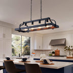 4-Light Metal Pot Hanging Rack Chandelier Imitation Light