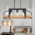 4-Light Metal Pot Hanging Rack Chandelier Imitation Light