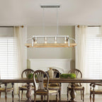 4-Light Metal Pot Hanging Rack Chandelier Imitation Light