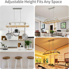 4-Light Metal Pot Hanging Rack Chandelier Imitation Light