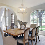 4-Light Vintage Chandelier Farmhouse Rustic Chandeliers