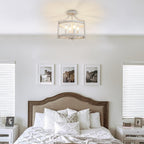 4-Light Vintage Chandelier Farmhouse Rustic Chandeliers