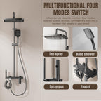 4 Modes Bathroom Shower Mixer Set Overhead Rainfall