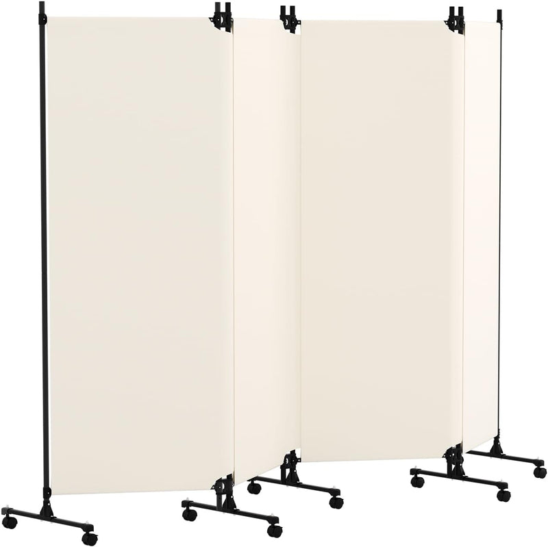 4 Panel Upgraded Room Divider with Wheels