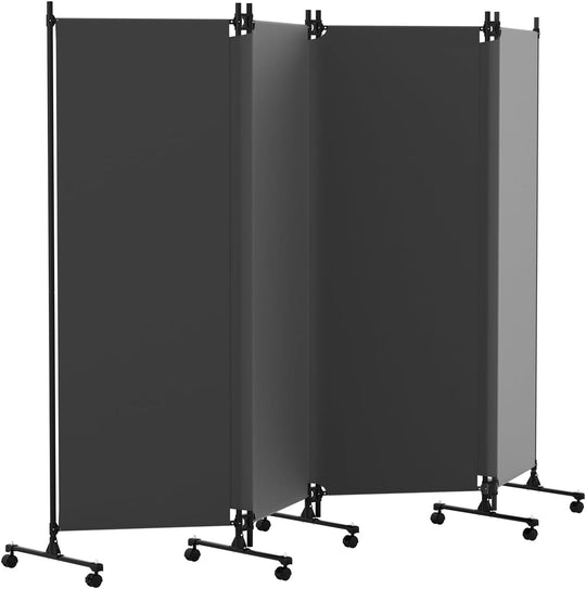 4 Panel Upgraded Room Divider with Wheels