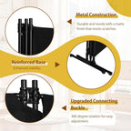 4 Panel Upgraded Room Divider with Wheels