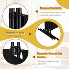 4 Panel Upgraded Room Divider with Wheels