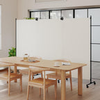 4 Panel Upgraded Room Divider with Wheels