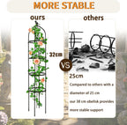 4 Pcs 175CM Obelisk Trellis for Climbing Plants
