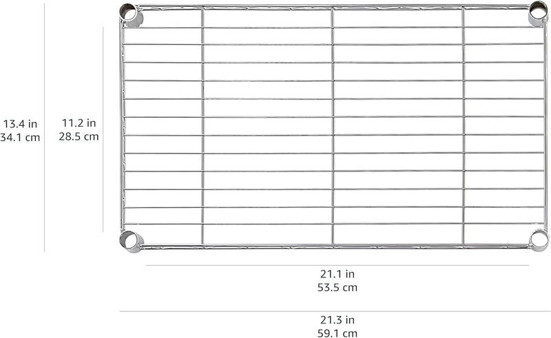 4-Shelf Storage Unit with Height Adjustable Shelves