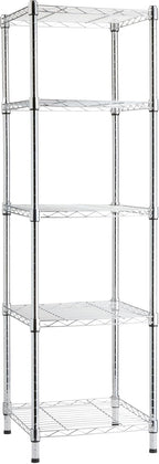 4-Shelf Storage Unit with Height Adjustable Shelves