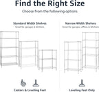 4-Shelf Storage Unit with Height Adjustable Shelves