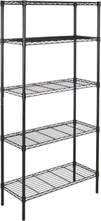 4-Shelf Storage Unit with Height Adjustable Shelves