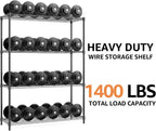 4-Shelf Storage Unit with Height Adjustable Shelves