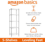 4-Shelf Storage Unit with Height Adjustable Shelves