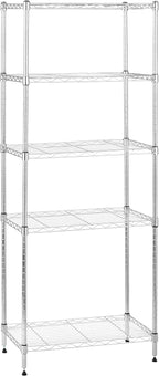4-Shelf Storage Unit with Height Adjustable Shelves
