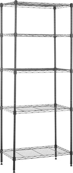 4-Shelf Storage Unit with Height Adjustable Shelves