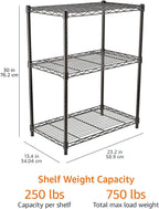4-Shelf Storage Unit with Height Adjustable Shelves