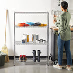 4-Shelf Storage Unit with Height Adjustable Shelves
