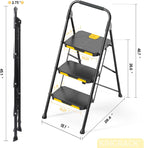 4 Step Ladder Folding with Tool Tray