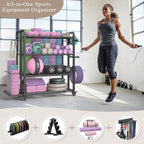 4-Tier Dumbbell Rack Stand Only Adjustable Weight
