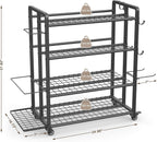 4-Tier Dumbbell Rack Stand Only Adjustable Weight